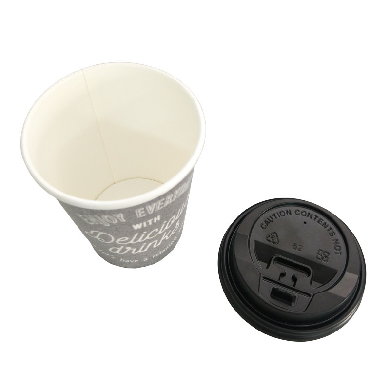 发泡一次性水杯杯子加厚纸杯咖啡奶茶热饮加绒纸杯