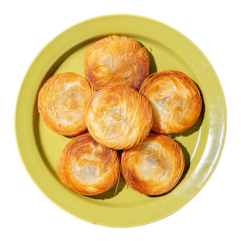 金丝千丝饼银丝饼拉丝盘丝酒店商用早餐油炸传统中式糕点