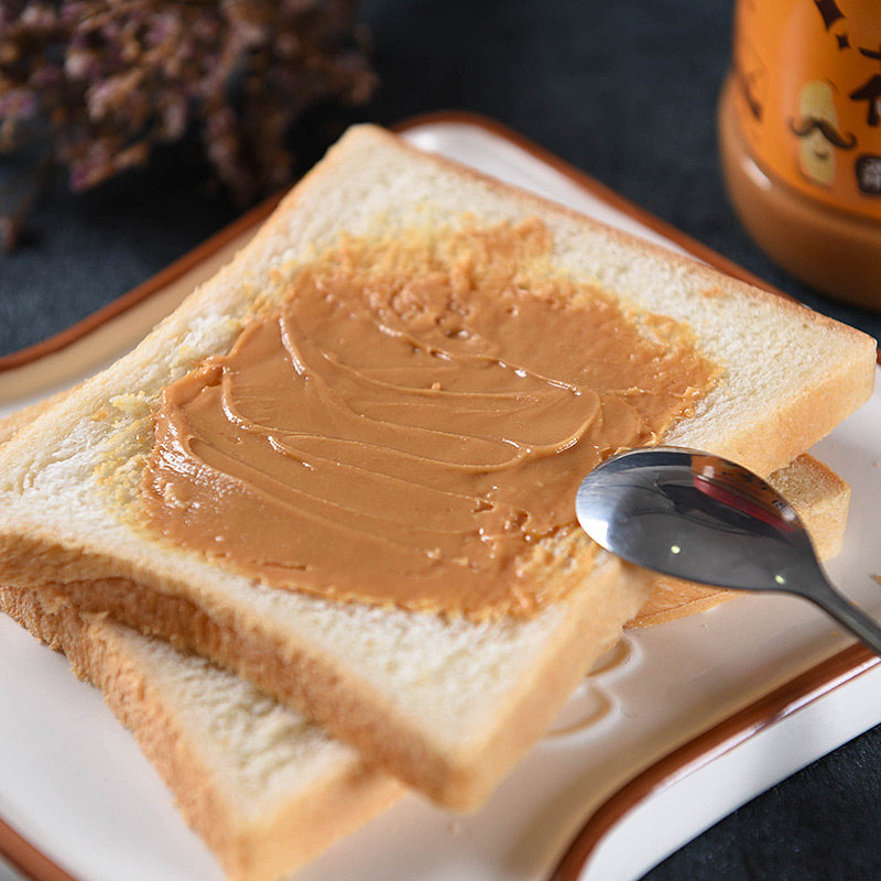百钻柔滑花生酱涂面包吐司酱料拌面酱火锅蘸料烘焙原料瓶装510g