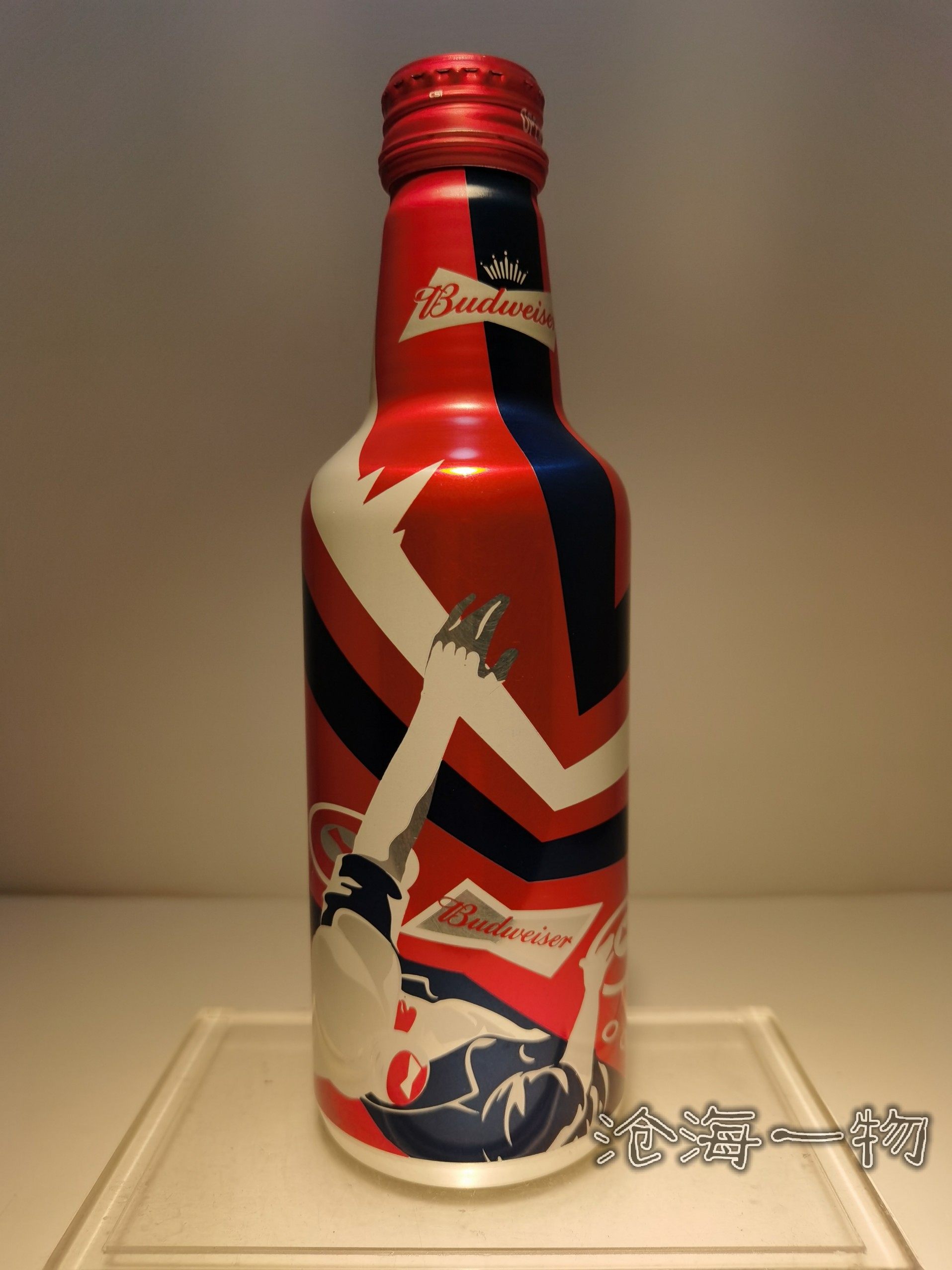 百威啤酒铝瓶电音音节音乐纪念版收藏不眠之夜肖战啤酒