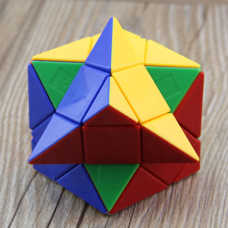 透明大雁四轴四阶六面体限量魔方儿童益智异形魔方