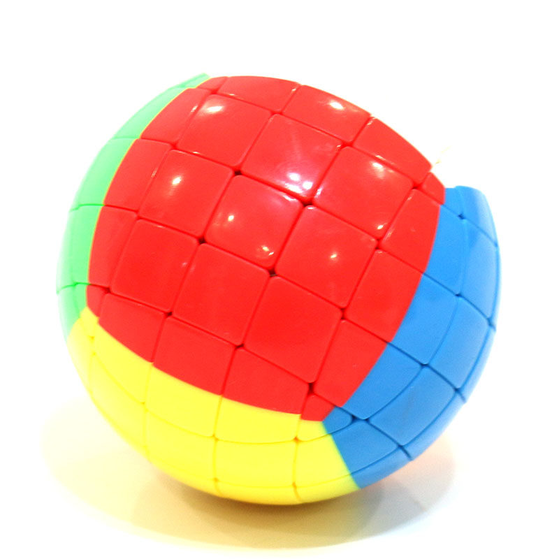 香港calvin开尔文五阶魔方彩色魔中球重叠菠萝魔方魔方