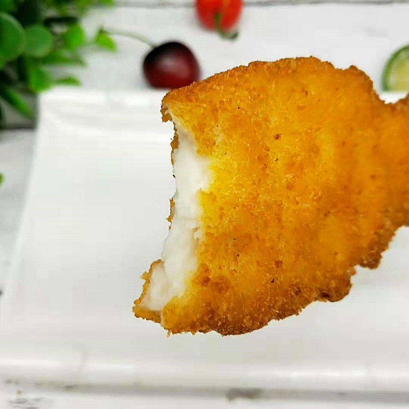 鱼排香酥裹粉鸡肉学生街边油炸小吃冷冻半成品鱼糕