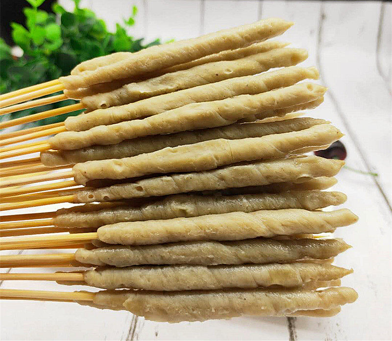 面筋网红小串商用手把街边油炸小吃铁板铁板烧面筋制品