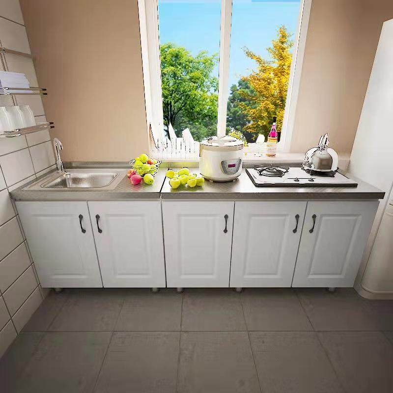 整体橱柜简易组装经济型厨房柜子灶台家用水槽租房餐边柜