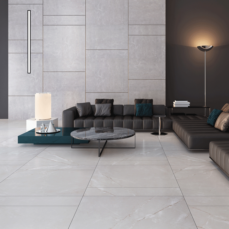 新中源柔光800x800北欧地砖客厅墙砖缎光瓷砖防滑釉面砖