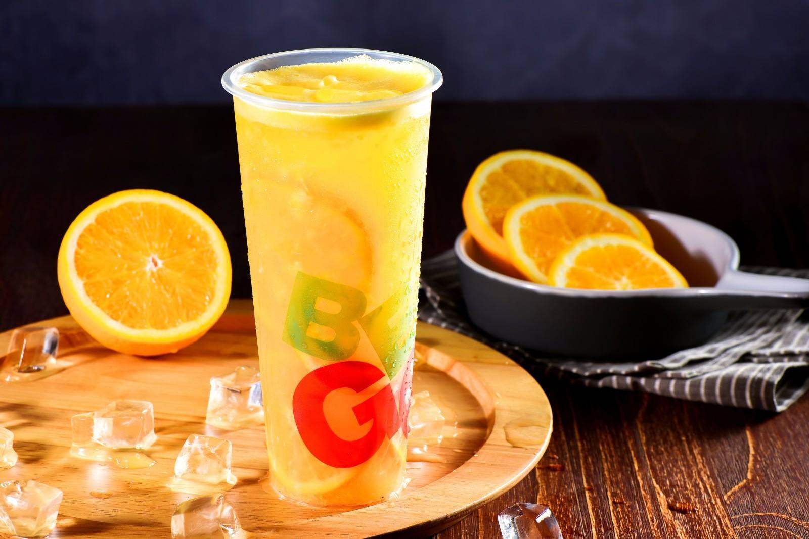 水果奶茶橙子霸气橙霸粒粒果茶颗粒柳橙850g水果罐头