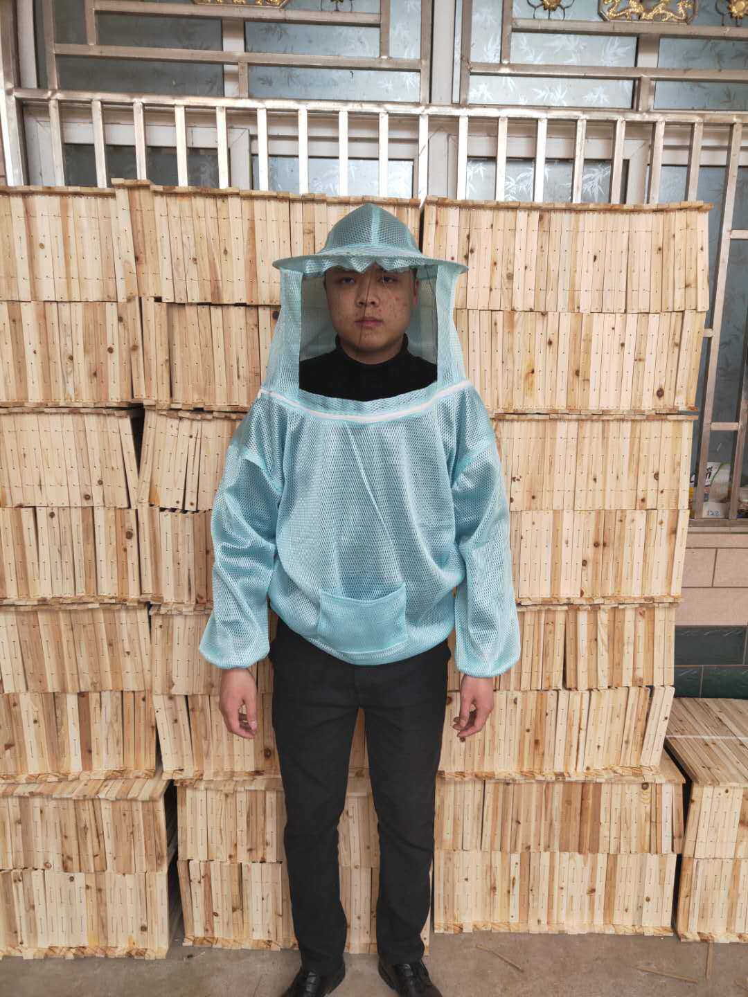 防蜂服养蜜蜂专用全套衣服夏季透气型防护服养蜂工具防蜂帽防蜂衣