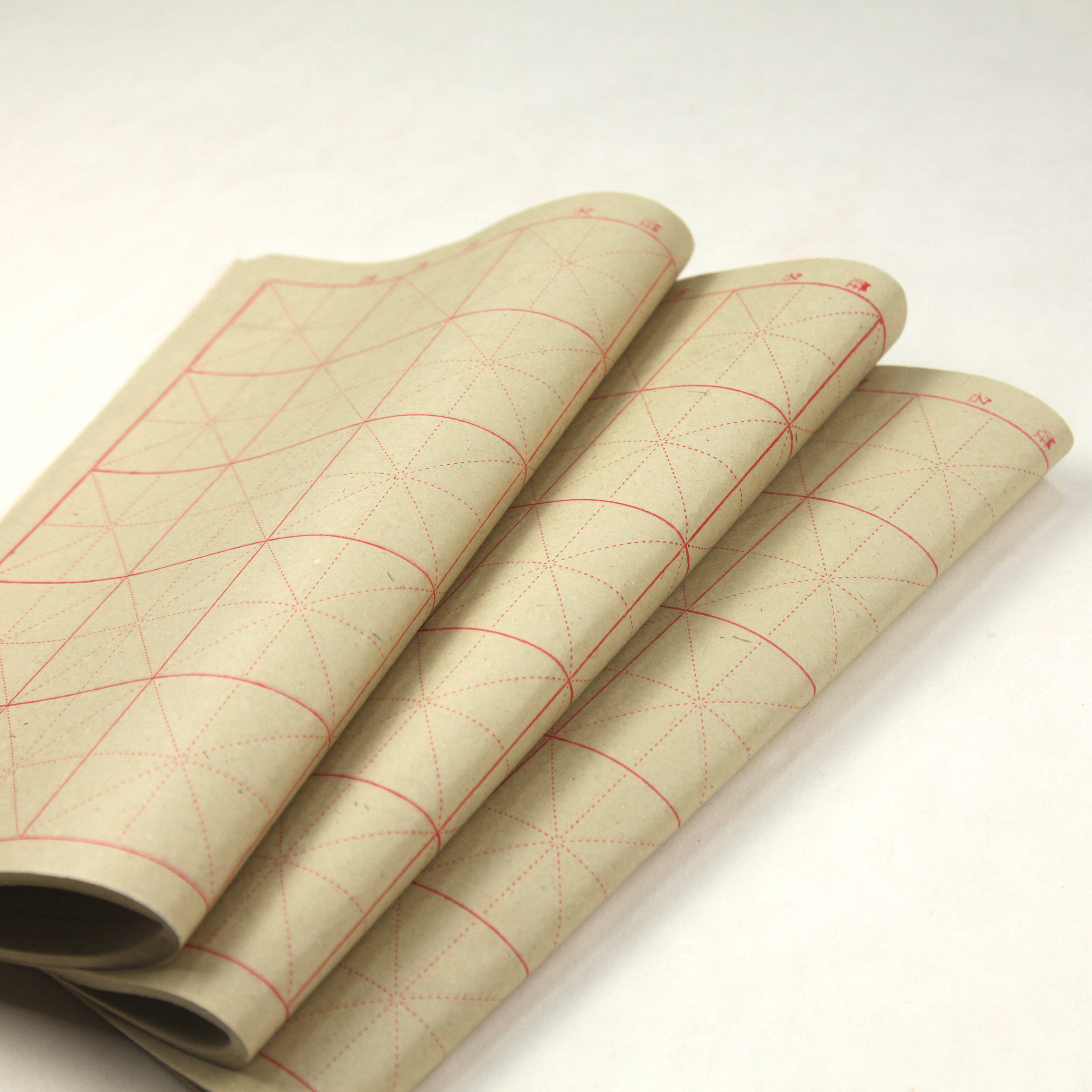 书法练习嘉州华雅半生毛边纸纯竹浆毛笔字国画毛边纸