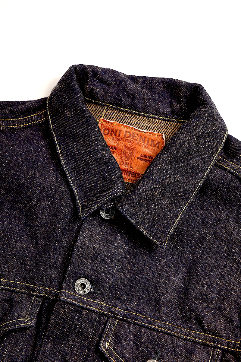 日本oni鬼牌oni02527p20thmoca20周年20oz三代牛仔休闲外套夹克