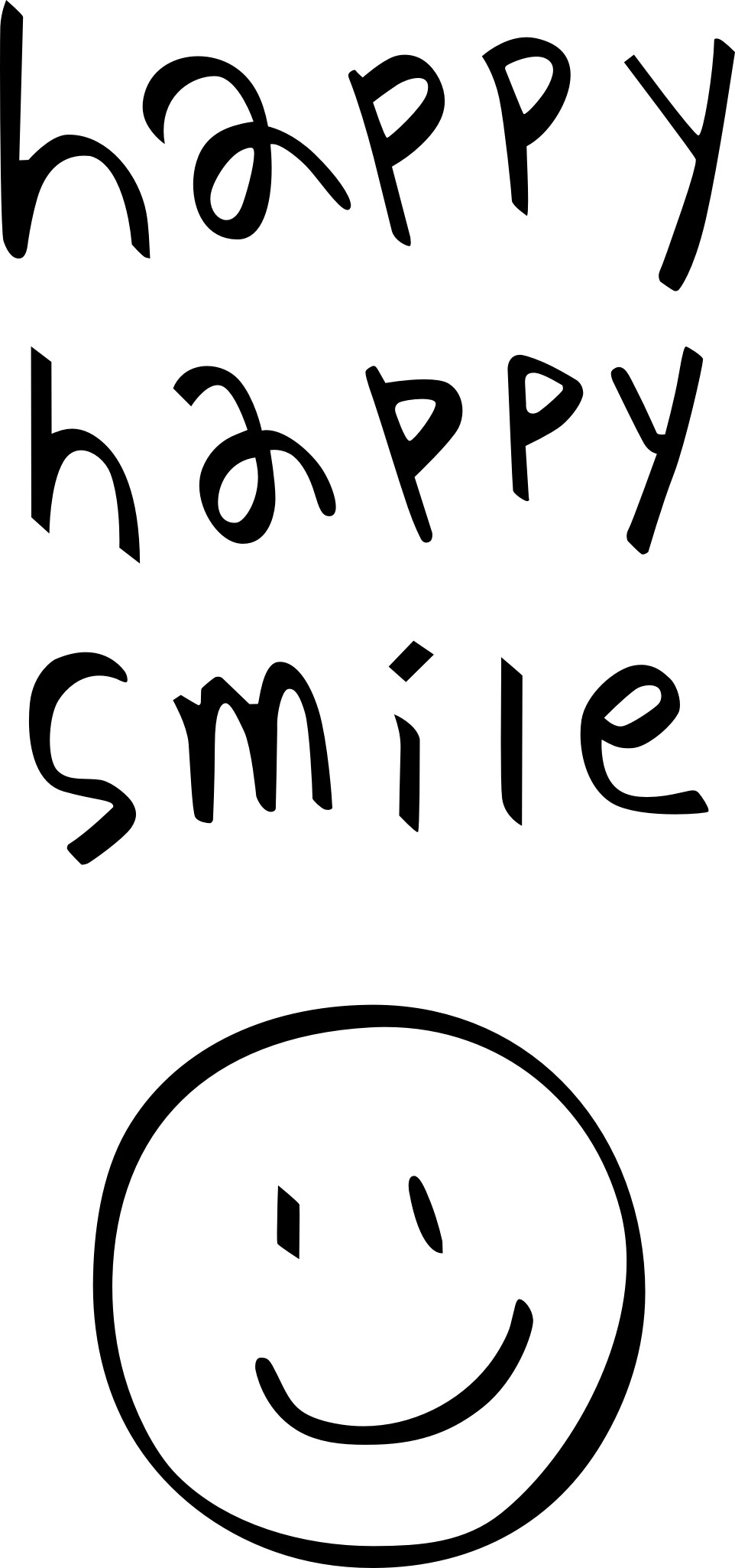 怪阿姨ins北欧风墙贴日韩简约贴纸hello笑脸happy服装店装饰背景