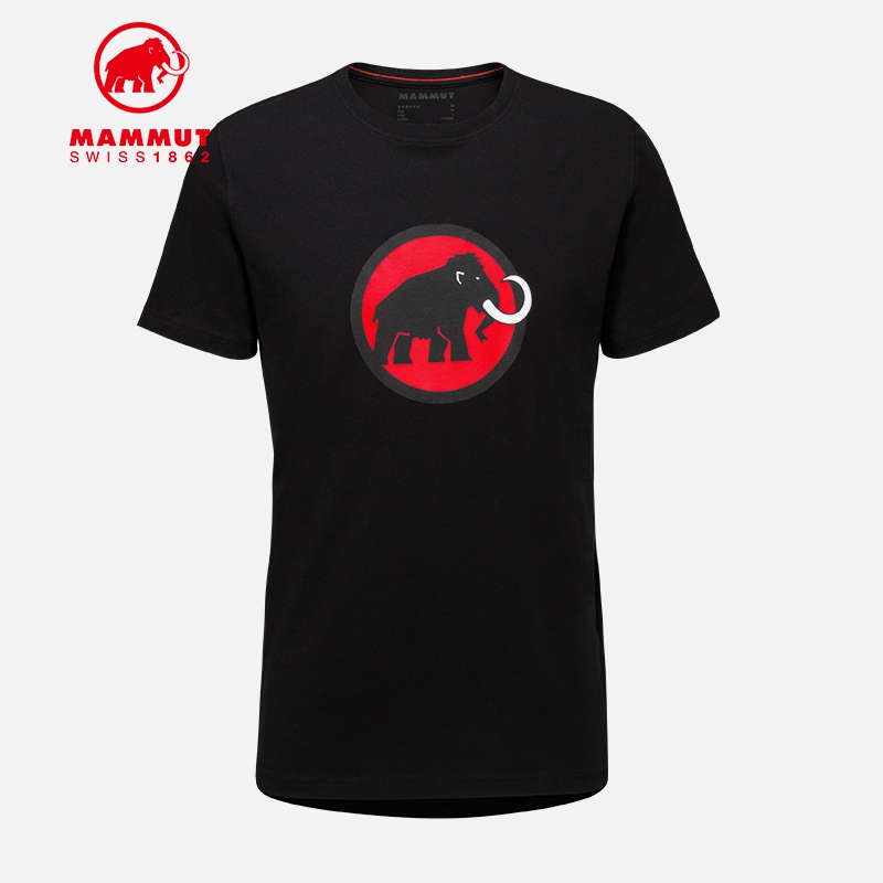 MAMMUT猛犸象Classic经典复刻红标logo户外T恤男短袖上衣