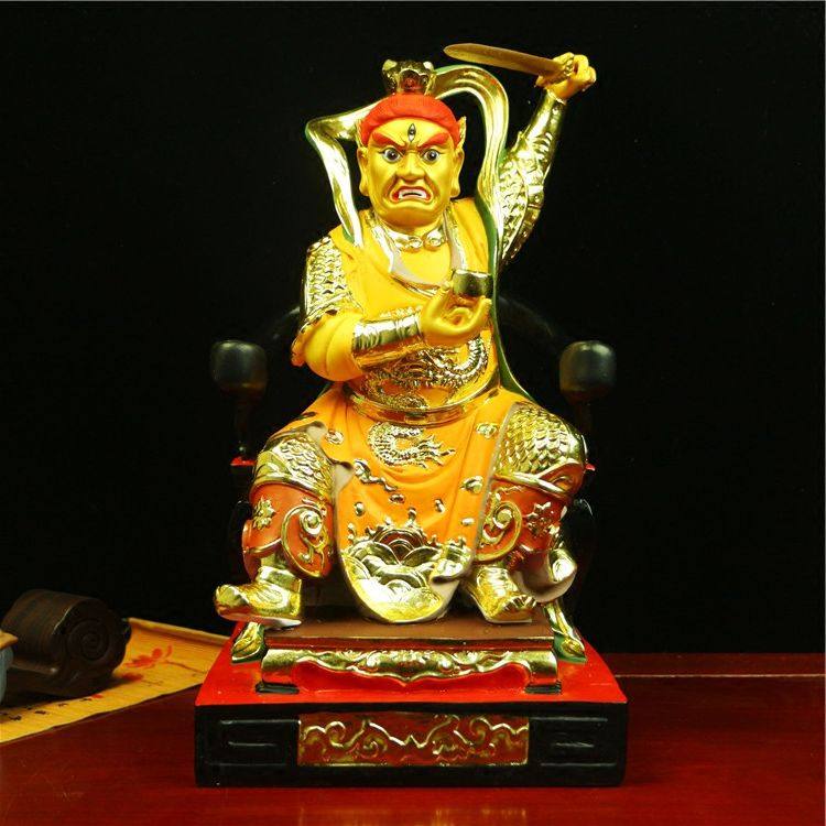 树脂佛像面然大士神像乌尤菩萨焰口王大士爷摆件