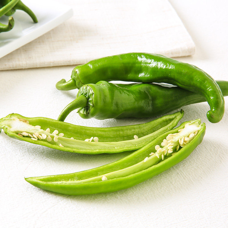 【旭耕】有机尖椒350g 新鲜青椒辣椒薄皮微辣农家自种新鲜蔬菜