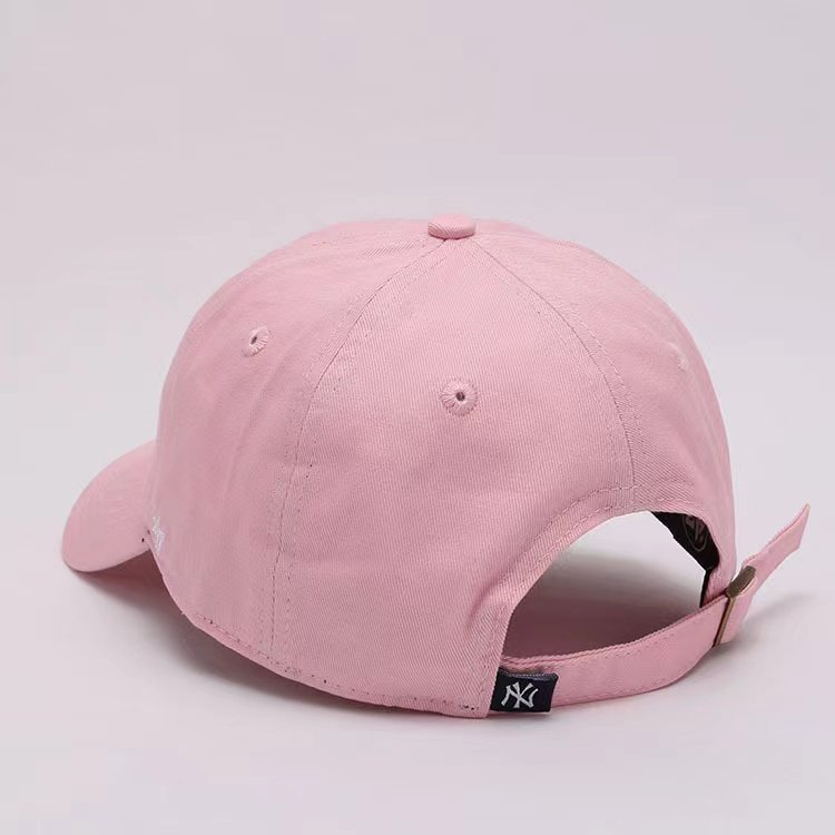 特价促销2022新品粉色小标软顶ny帽子棒球帽帽子