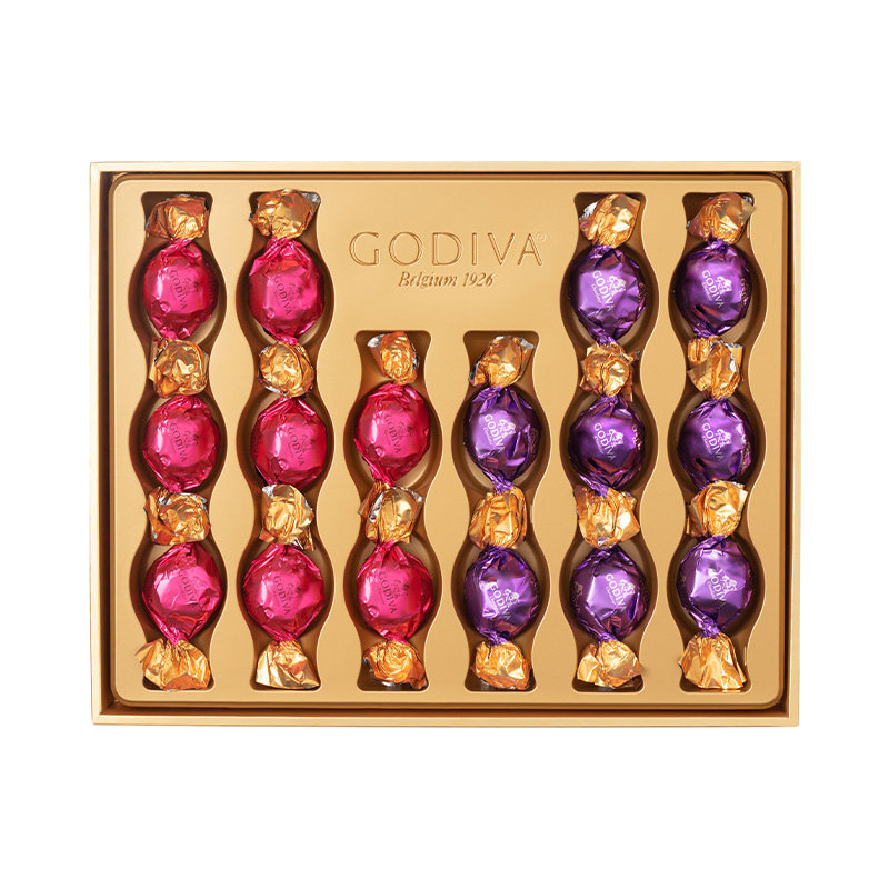 礼盒godiva歌帝帝梵比利时松露巧克力精选16颗装新年松露巧克力