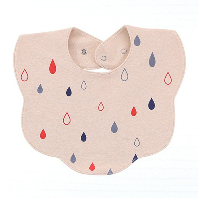 包邮云朵造型潮牌彩棉儿童纯棉防水口水巾 宝宝围嘴婴儿围兜