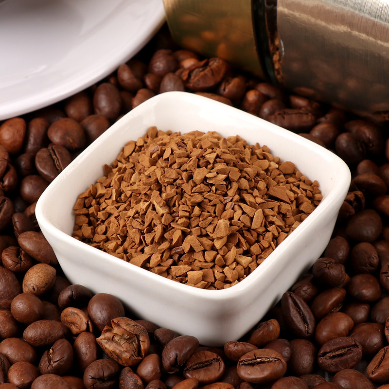 俄罗斯进口帝王jacobs品牌速溶纯苦咖啡颗粒瓶装速溶咖啡