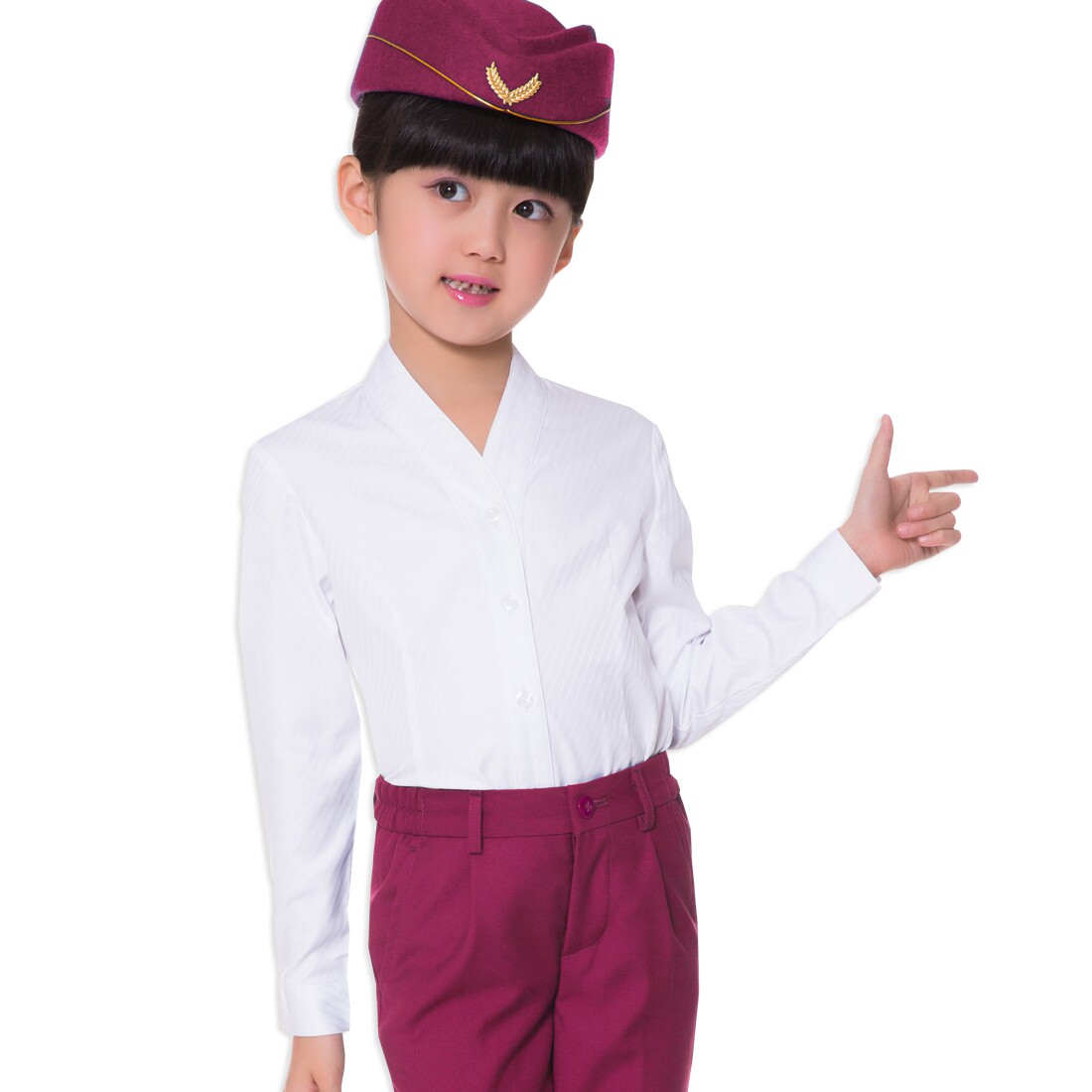 演出空姐儿童制服南航六一儿童节空乘表演童装套装儿童演出服