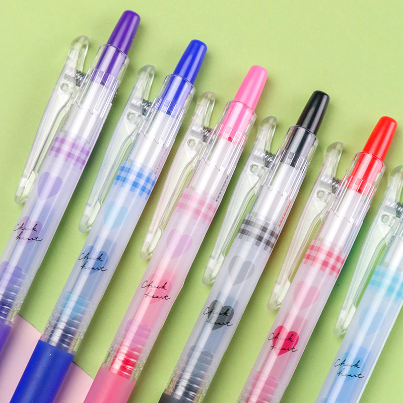 进口日本pilot百乐限定迷雾爱心juice果汁按动中性笔