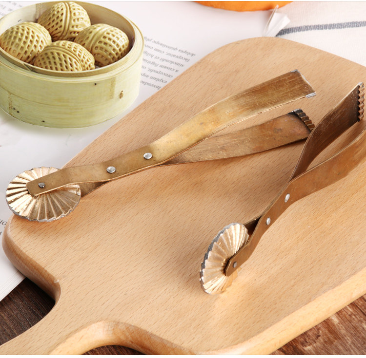 铜花花车多功能雕刻工具核桃面点花钳手工打造其它烘焙器具