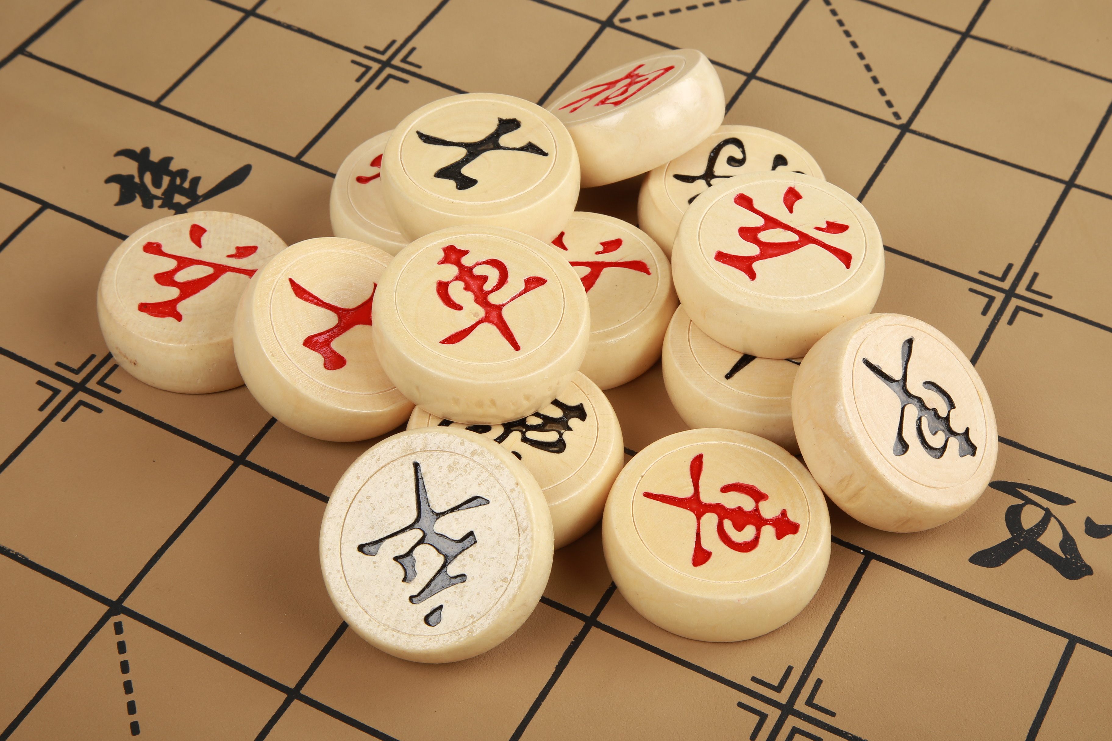 单个中国象棋补棋子木质亚克力密胺军棋麻将玉石实木制一对象散子