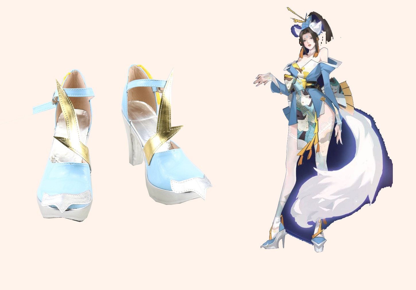 王者荣耀不知火舞舞魅语cosplaycos定做cosplay配件