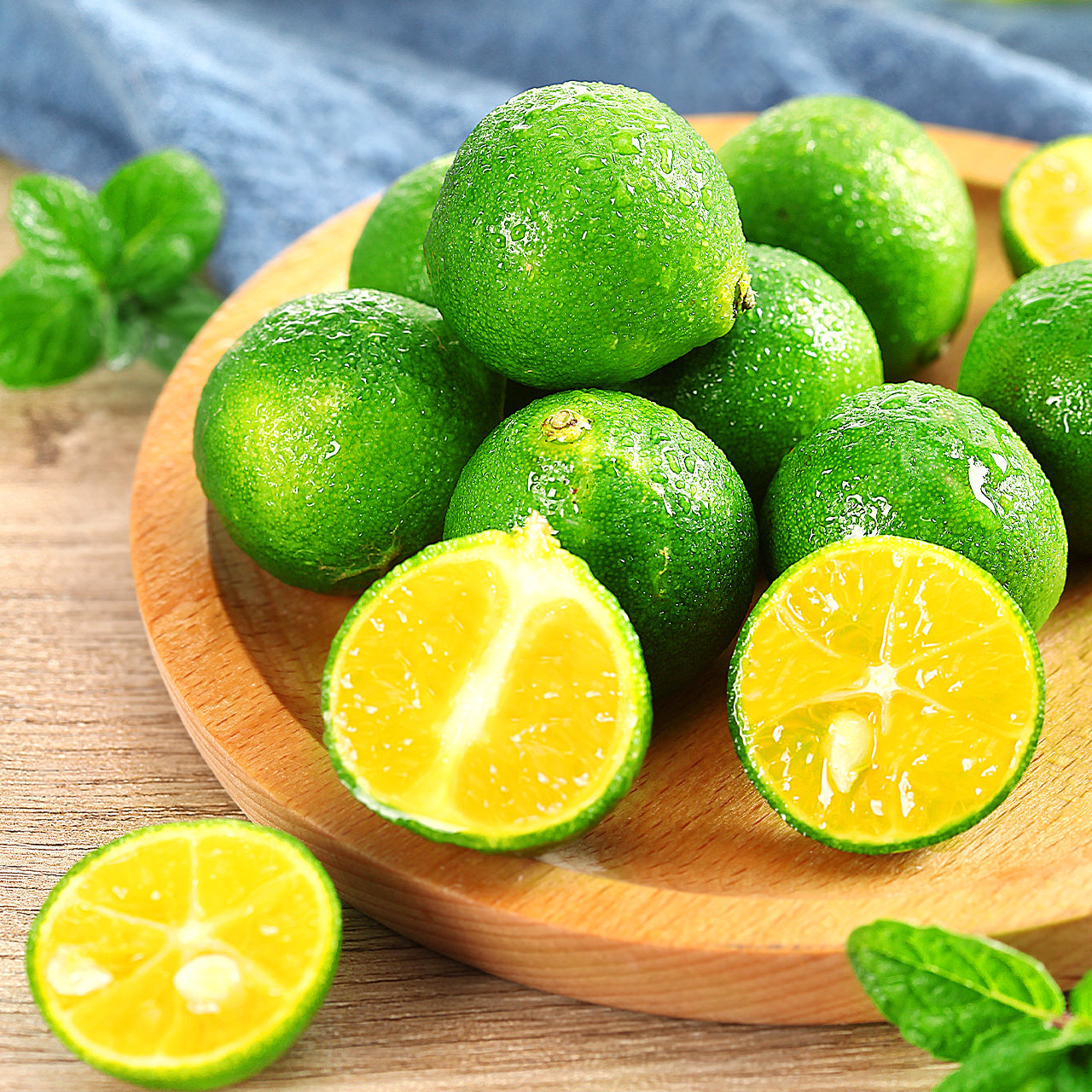 海南箱包青柠小青柠檬果批发整箱小金当季应当桔子