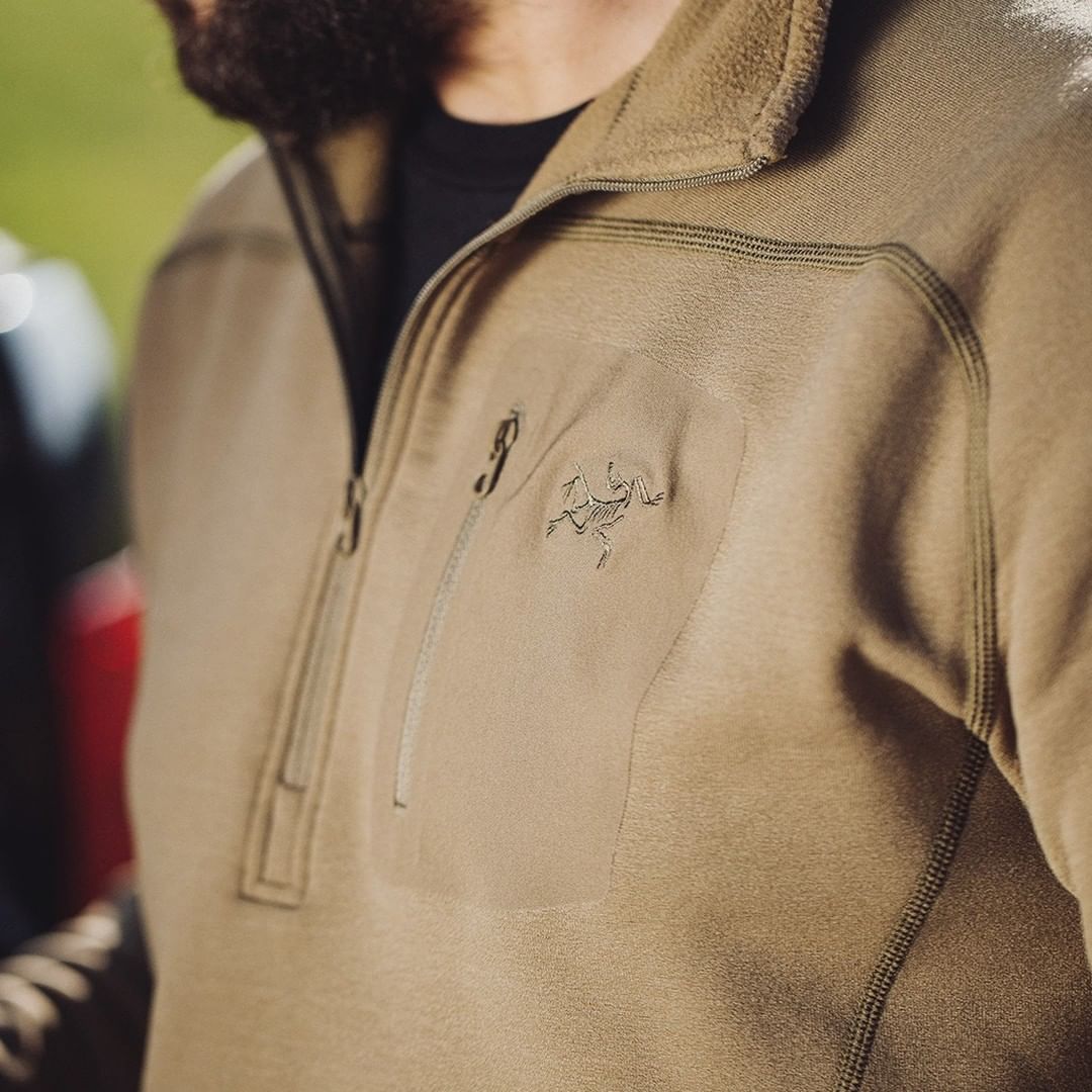 军鸟Arcteryx Leaf Cold WX ZIP Neck SV/始祖鸟军版保暖内衣裤