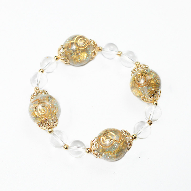 bestiny助运水晶奥根手链灵气能量提升净化灵性奥罡orgonite手串