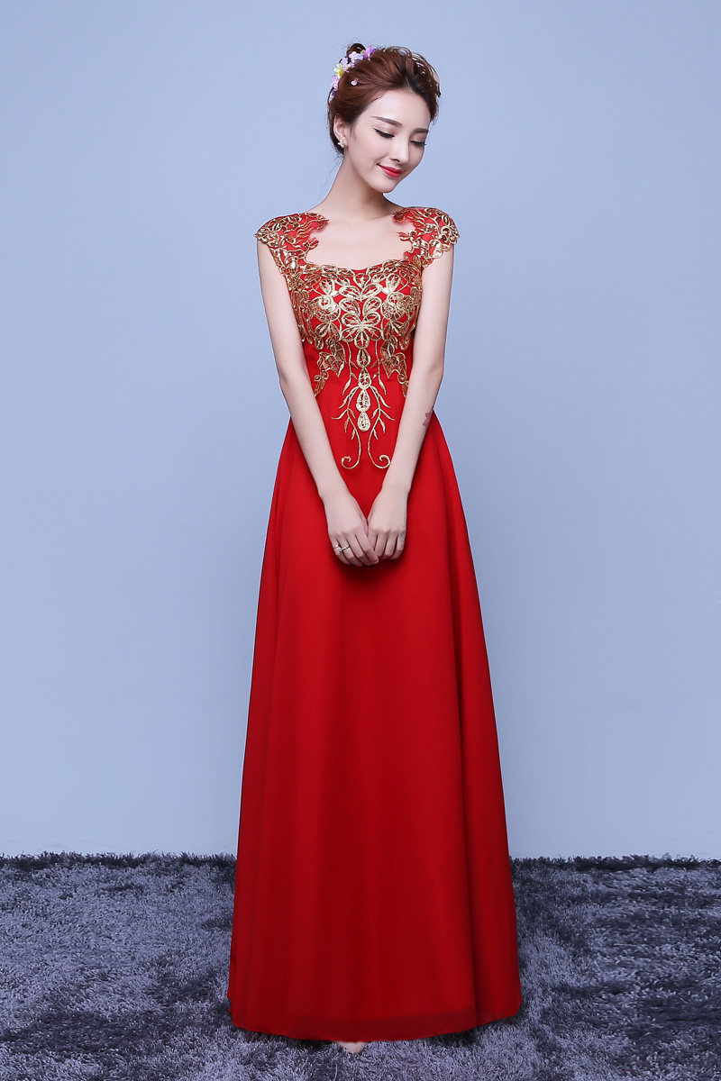 新款雪纺成人女士合唱礼服连衣裙舞蹈指挥服大合唱团演出服装长裙