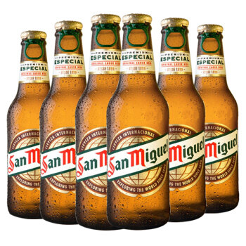 啤酒西班牙进口生力胜利拉环sanmiguel小麦酒整250ml啤酒