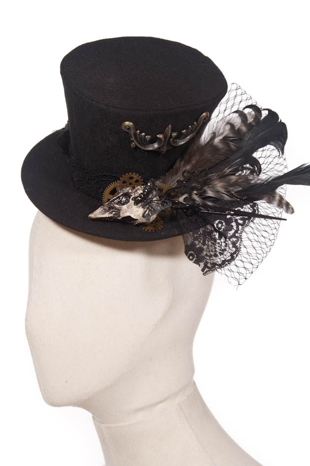 魔叹rq-bl歌德gothic贵族蒸汽朋克亡灵海盗小礼帽帽子