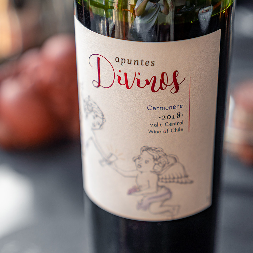 智利瓶装进口卡曼尼佳美娜干红葡萄酒红酒干红静态葡萄酒