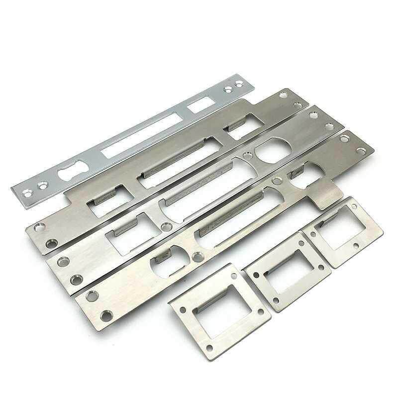 大全防盗门门扣板片不锈钢挡板不锈门框门锁防盗机械门锁