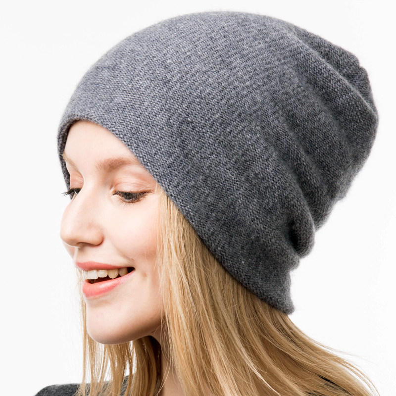 羊绒绒帽子女秋冬季双层加厚英伦百搭冬天保暖帽子