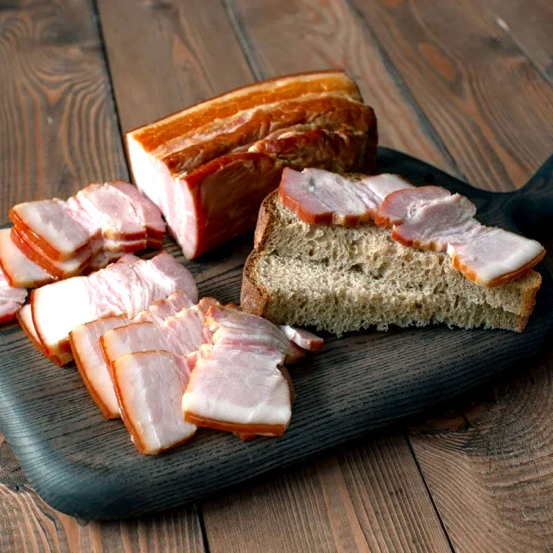 俄罗斯风味萨洛萨拉腌制五花熏肉即食特产网红腊