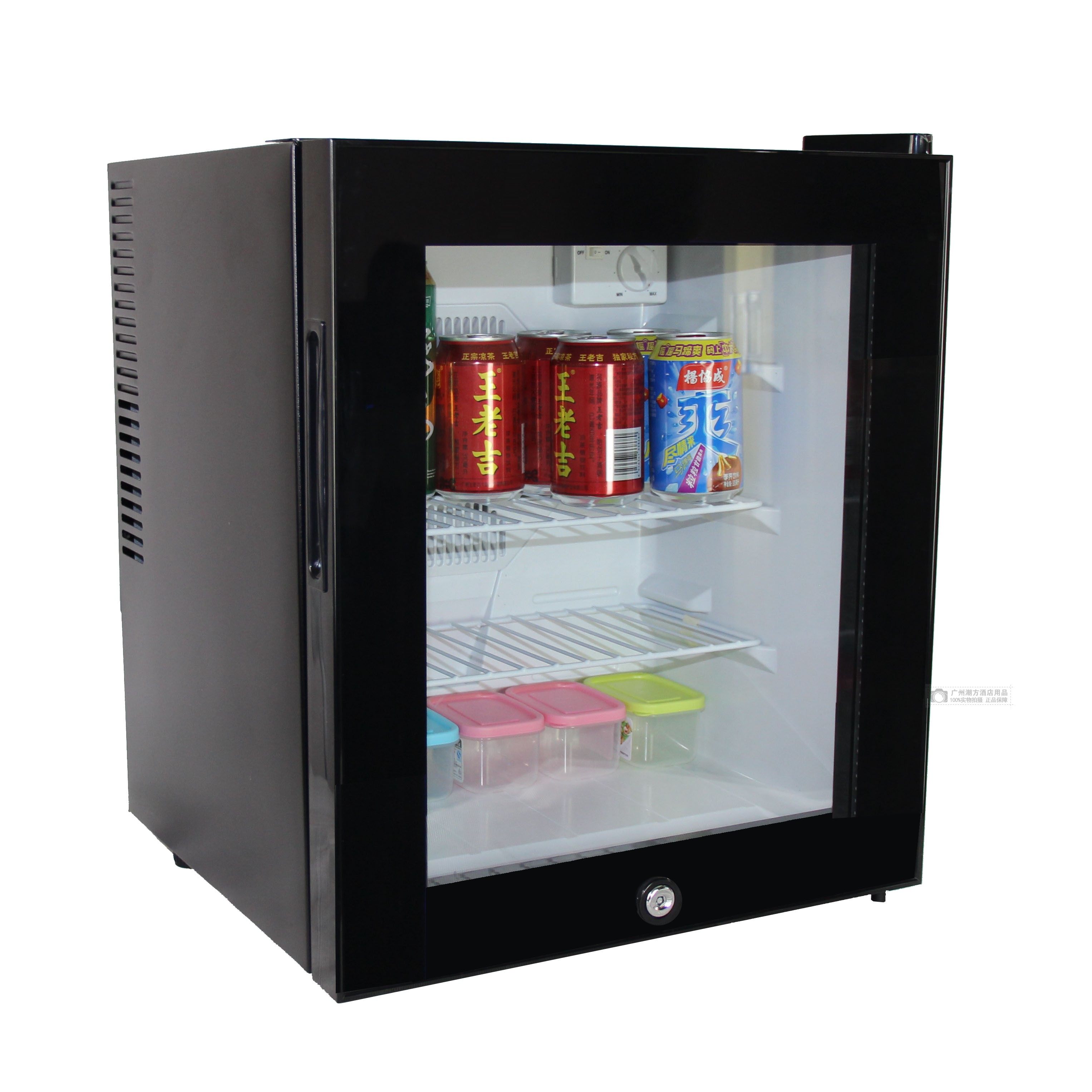 幼儿园食品留样柜饮料冷柜小冰箱小型家用商用冷藏保鲜展示柜带锁