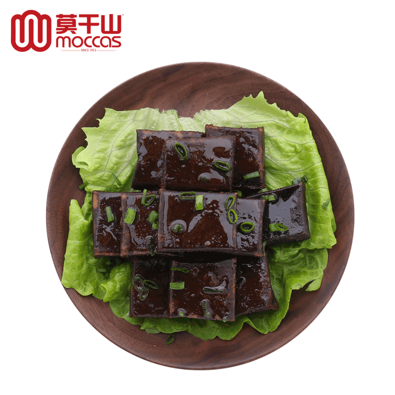 莫干山 黑豆干小豆干五香豆干小包装特产厚豆干休闲豆干500g