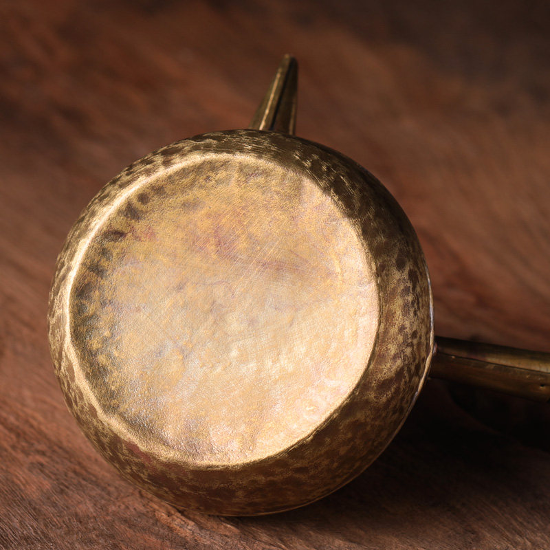 茶壶手工铜壶烧水壶明火老式纯铜小侧把长嘴泡茶茶壶