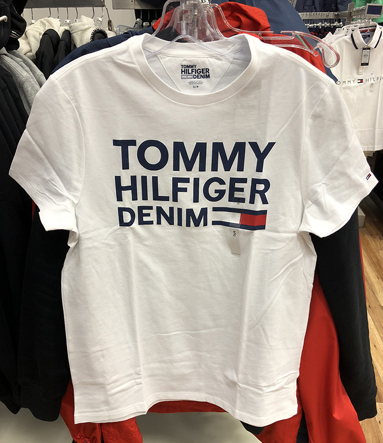 正品代购汤米tommy hilfiger男装白色T恤短袖印花logo半袖打底衫