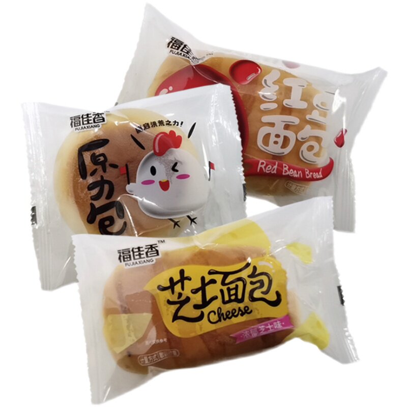 福佳香芝红豆原力包500g面包夹心早餐整箱5斤传统西式糕点
