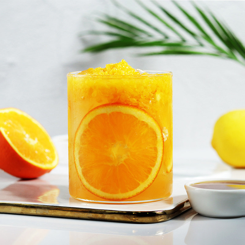 盾皇粒粒橙颗粒罐头甜橙酱果汁烘焙冲饮原料罐装800克果肉饮料