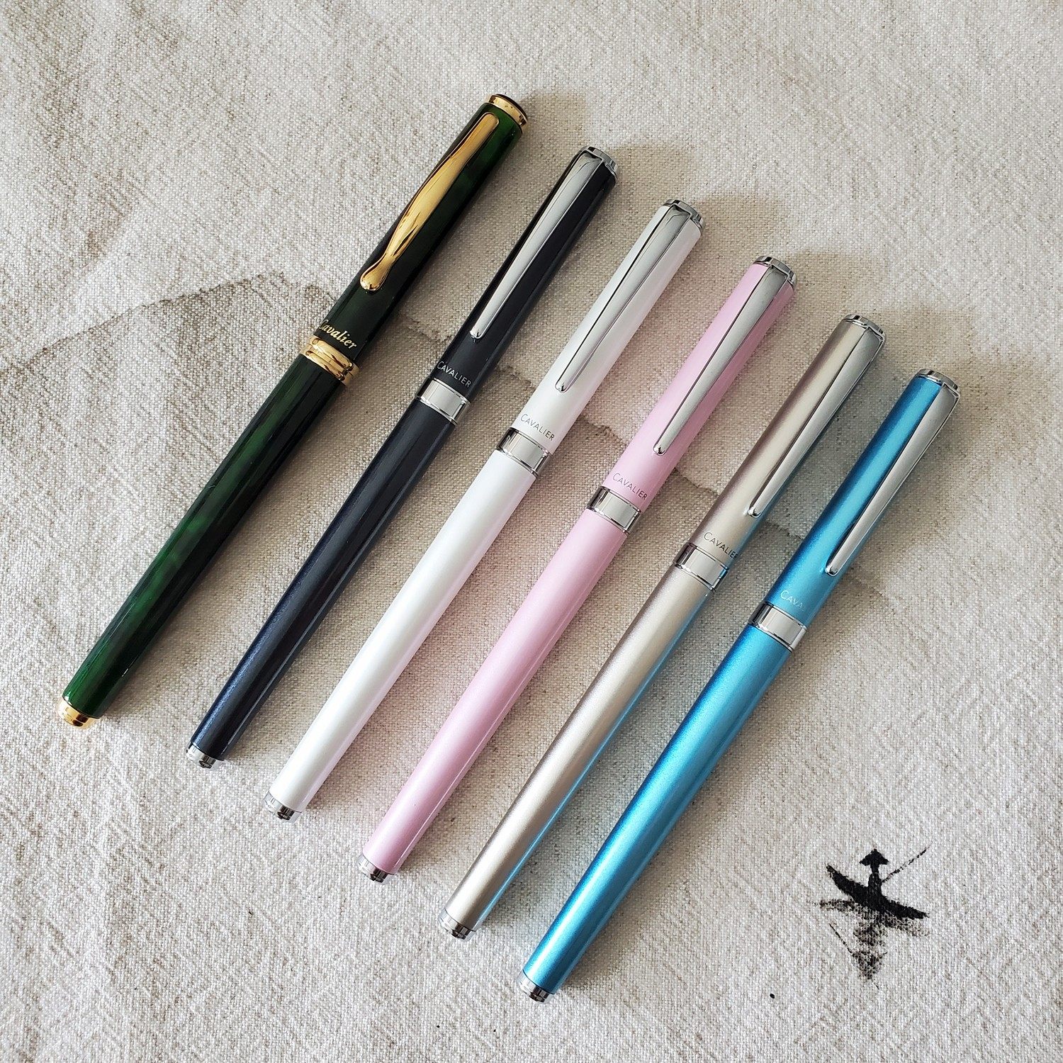 百乐cavalier卡佛利亚金属钢笔新款送上墨器日本钢笔