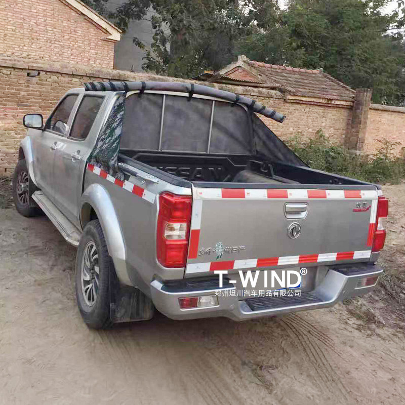 东风p11锐骐6皮卡配件/皮卡改装越野 d22帆布棚布后斗雨蓬布后盖