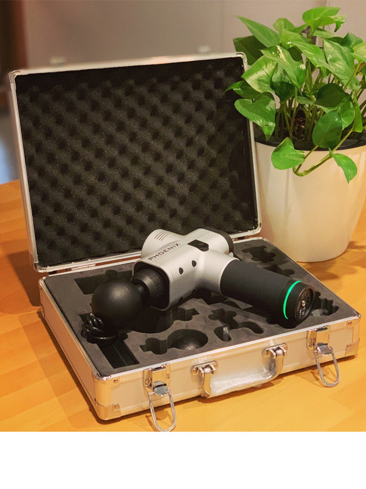 phoenix大胡子筋膜按摩冲击枪运动后防抽筋深层肌肉放松健身仪器