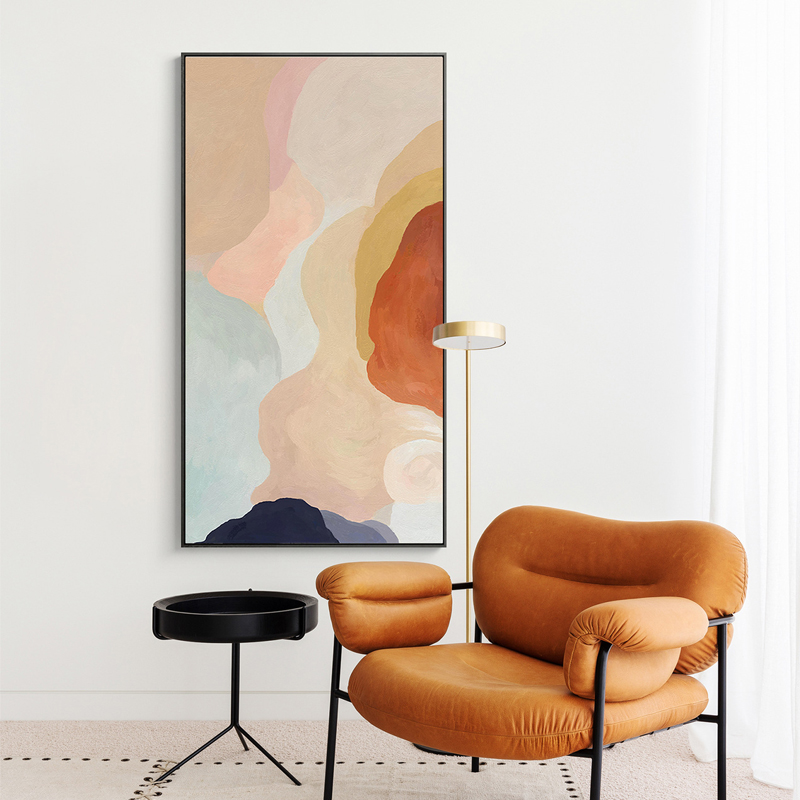 现代挂画走廊玄关装饰画艺术北欧文艺术花朵韩国现代装饰画