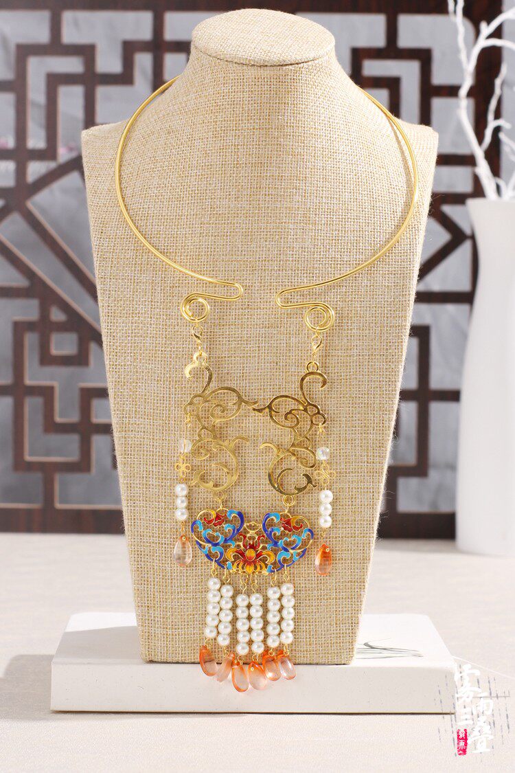 现货古装秀禾仙女古典复古古代项链古风项圈项链