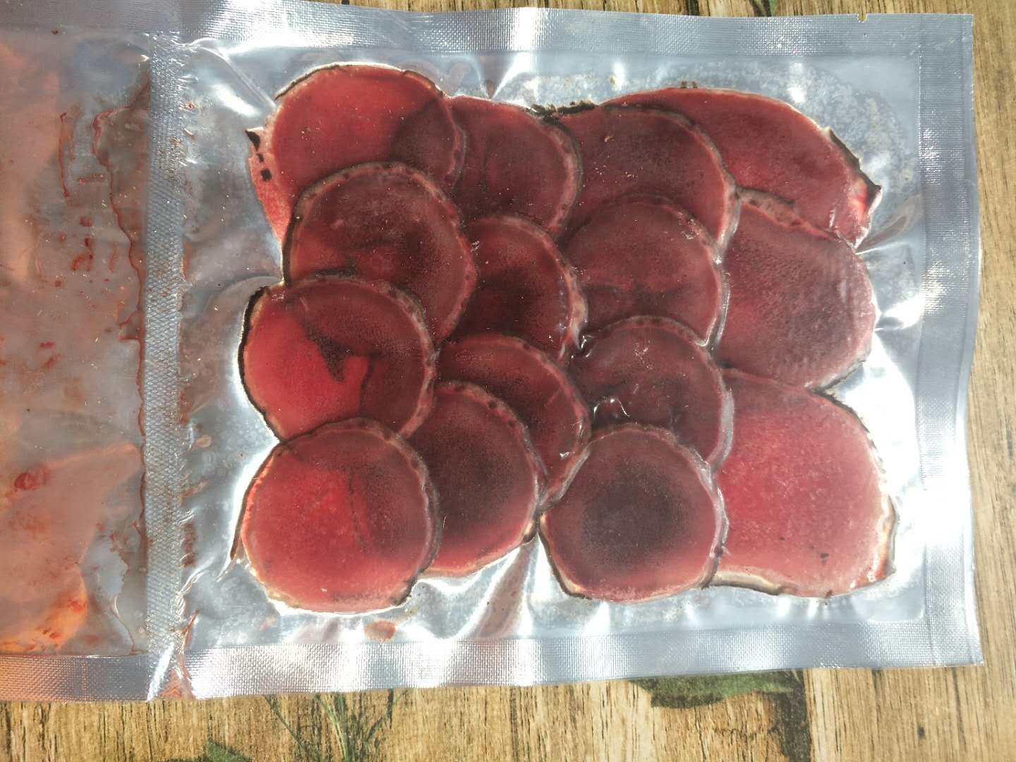 鹿茸梅花梅花鹿血片新鲜一包50克空运包邮煲汤鹿茸片