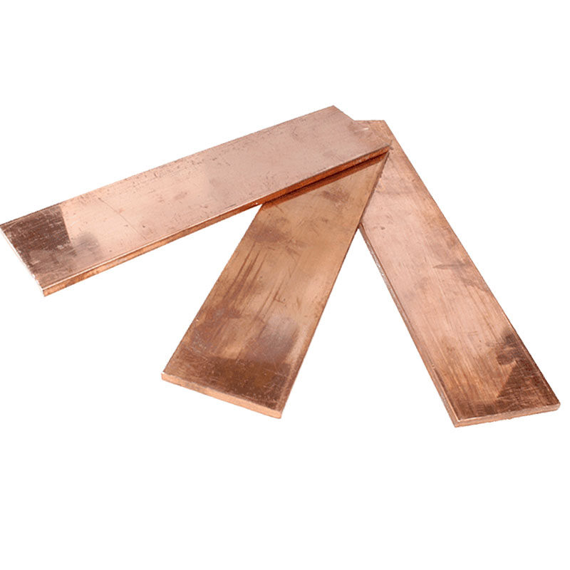 t2紫铜排紫铜扁方条紫铜卷排红铜块纯铜板镀锡铜排接地铜条